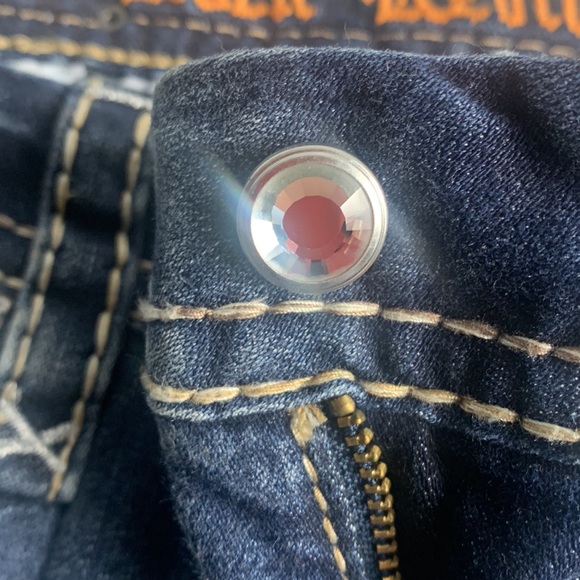 Rock Revival Bliss Easy Skinny Jeans W/ Bedazzled Pockets - Picture 13 of 16